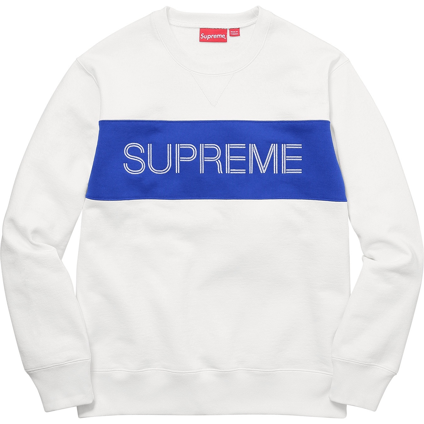 Zig Zag Stitch Panel Crewneck view 5